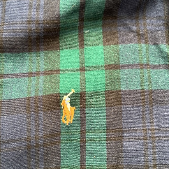 Polo Ralph Lauren Big Boys Oxford Long Sleeve Shirt Green XL(18-20) - Picture 3 of 9